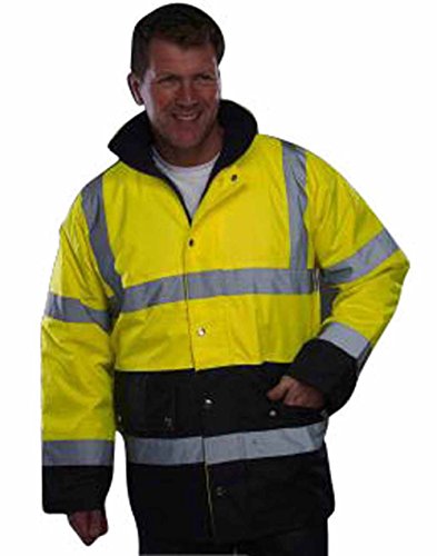 Veste de sécurité jaune fluo YOKO pour chantiers et route