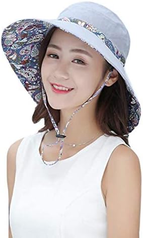 Amazon 春夏 帽子レディースuvカット 女性 日除け帽子 紫外線対策 つば広ハット 折り畳み可 サイズ調整可 リボン付き 小顔効果 漁師帽 花柄 普段使い コットンリネン グレー Free Size ハット 通販