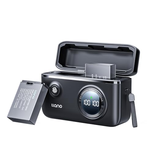 Baterías LP-E12 Llano con cargador dual para sustitución rápida en Canon EOS M200