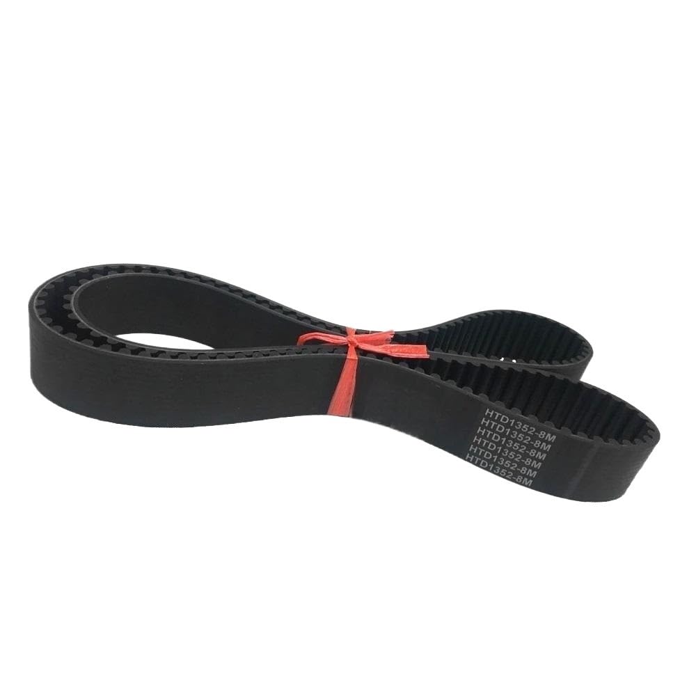 Correas de distribución HTD8M con dientes de arco de transmisión positiva, resistencia a la tracción, correa síncrona de caucho, paso de 8 mm for lavavajillas, 1 unidad(167 * 1336MM*40MM)