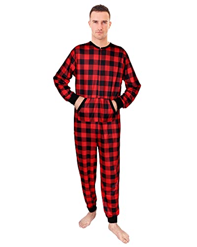 Haysandy Family Matching Christmas Pajamas Buffalo Plaid Cozy Pajamas for Families with Adult Members2