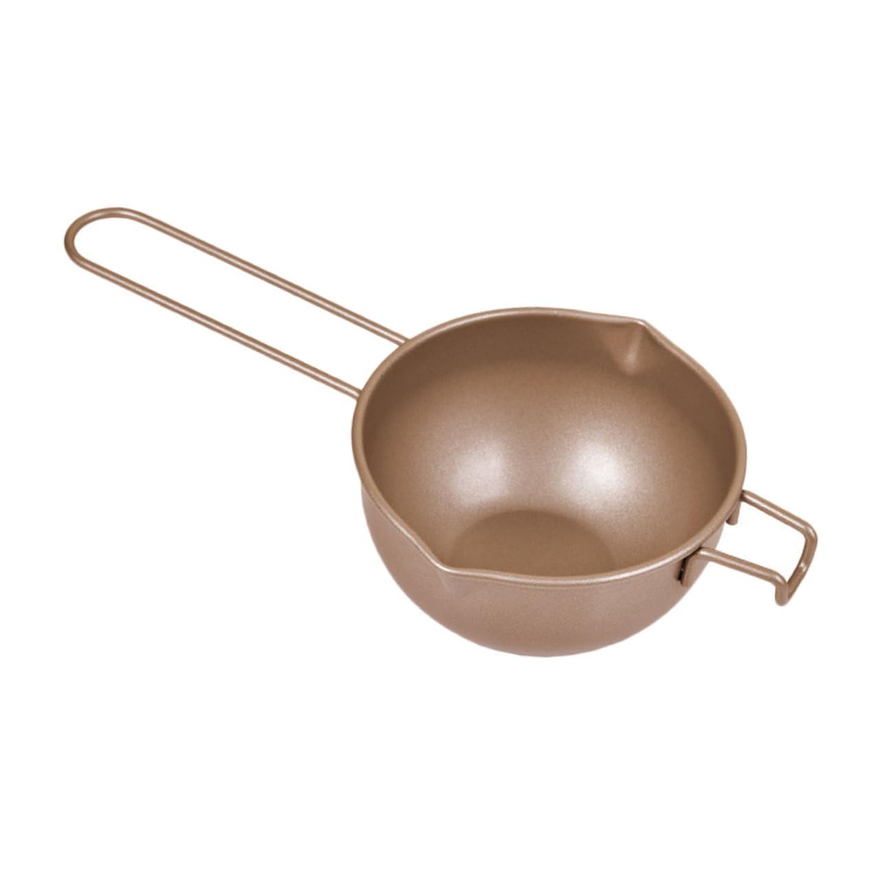 Pot à fondre le chocolat LABRIMP marron en acier carbone avec poignée isolante