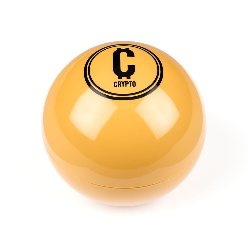Invero Palla decisionale per criptovalute, gadget da scrivania, diametro 10 cm