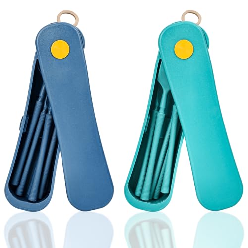 Design creativo del set di posate: il coperchio girevole a 180° consente un rapido accesso alle posate necessarie. Grazie alla funzione di sospensione, è adatto come versatile portaposate e supporto per cellulare