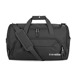 travelite Reisetasche Weekender, Kick Off, leichte Handgepäck Reisetasche für Urlaub und Sport, Schwimmbad, Klinikaufenthalt, 50 cm, 45 Liter