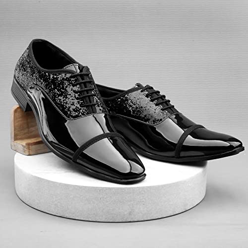 Image of YUVRATO BAXI Men's New Formal and Casual Lace-up Shoes
