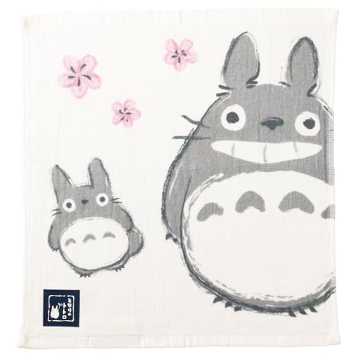 丸眞 ハンドタオル ジブリ となりのトトロ 約34×36cm 春風とトトロ 日本製 今治 ガーゼタオル 1005021800