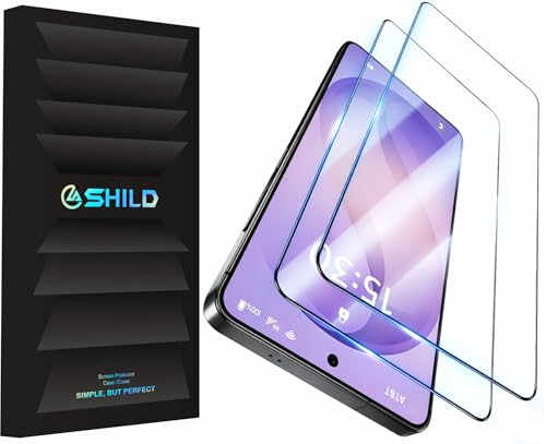Image of SHILD Tempered Glass Screen Protector Compatible with Samsung Galaxy S26 Ultra (6.9 Inch) | 9H Hardness | Military-Grade Protection | Anti-Scratch | HD Clear | Fingerprint Unlock Compatible | Easy Installation | Pack of 2