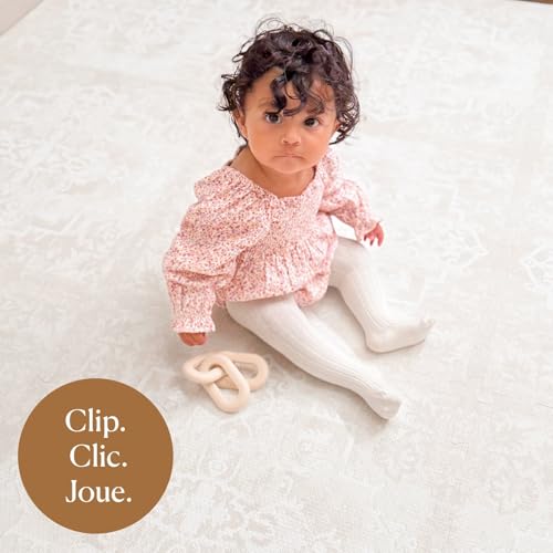 Tapis d’éveil bébé puzzle : isole du sol froid et protège des chutes