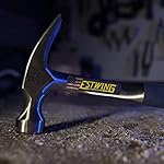 ESTWING Hammer - 16 oz Straight Rip Claw with Smooth Face & Shock Reduction Grip - E3-16S - Image 5