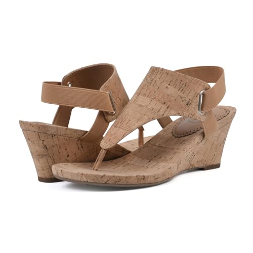Image of WHITE MOUNTAIN Women's All Good Cork Wedge Sandal