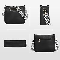 TANTOMI 2PCS Crossbody Bags for Women, Vegan Leather Purses for Women, Hobo Handbags Wallet Set with Adjustable Guitar Strap — image 7