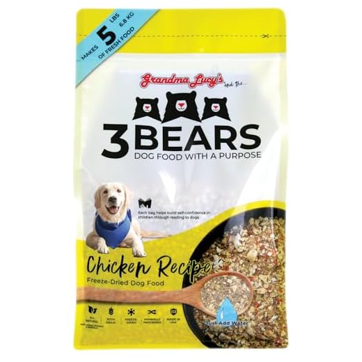 3 Bears Chicken Dog Food - 1lb