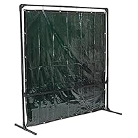 Draper 28406 Welding Curtain with Metal Frame, 6 x 6'