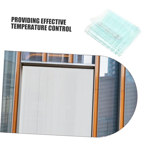 Rideau isolant de porte PVC facile à installer pour bloquer le froid du volet