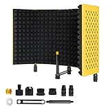 cabina insonorizacion precio 2. 【Eliminación de interferencias】 Este protector de sonido para micrófono está compuesto por 5 placas de metal y espuma absorbente de sonido de alta densidad.La capa de espuma puede reducir eficazmente el eco, y la capa exterior de metal puede reflejar y proteger eficazmente el ruido externo. El aislamiento acústico de capas y el diseño de 5 paneles crean un entorno de estudio de grabación perfecto, lo que hace que la grabación sea clara y fluida, mejorando la calidad de grabación.