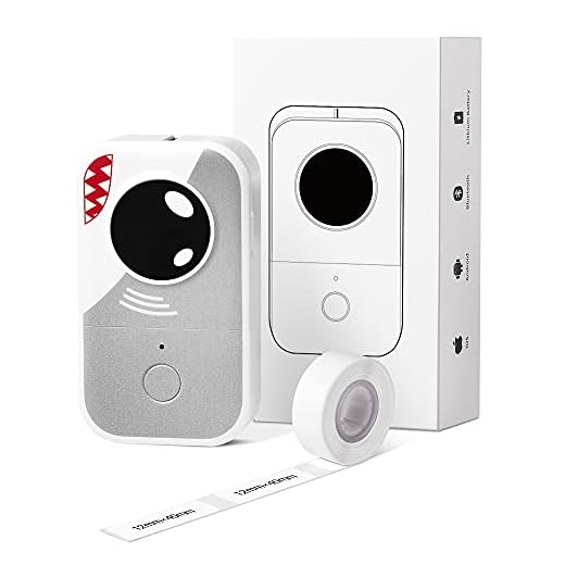 Phomemo D30 Mini söt etikettskrivare- Bluetooth termisk etikettskrivare stöder slutlig papper och transparent papper, lämplig för organisation, kontor, hem, kök, livsmedelsbehållare