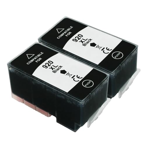 Cartouche d'encre 920 XL pack de 2 pour remplacer votre encre noire épuisée sur Officejet
