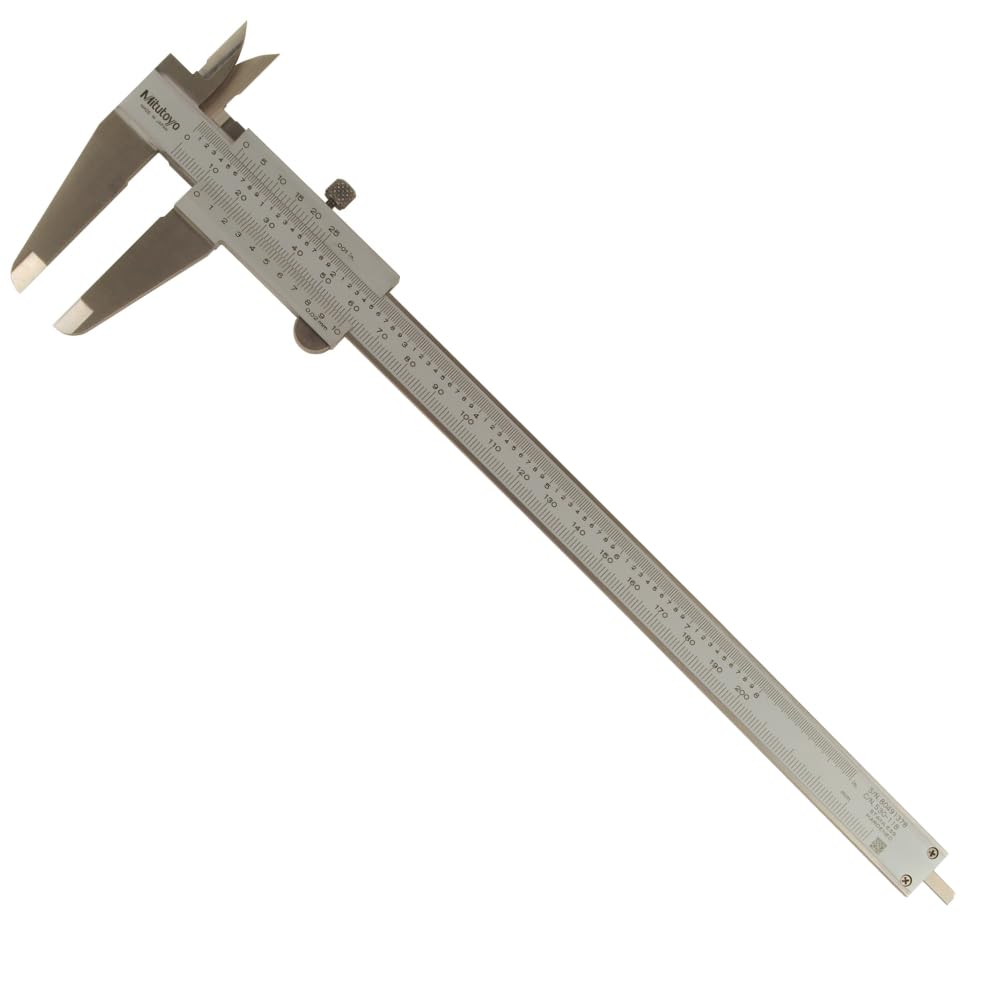 Mitutoyo 530-118 Vernier Calipers, Stainless Steel, for Inside, Outside, Depth and Step Measurements, Metric, 0 inch/0mm-200mm Range, -0.03mm Accuracy, 0.02mm Resolution, 50mm Jaw Depth (B000VBCA1K) Amazon Price History, Amazon Price Tracker