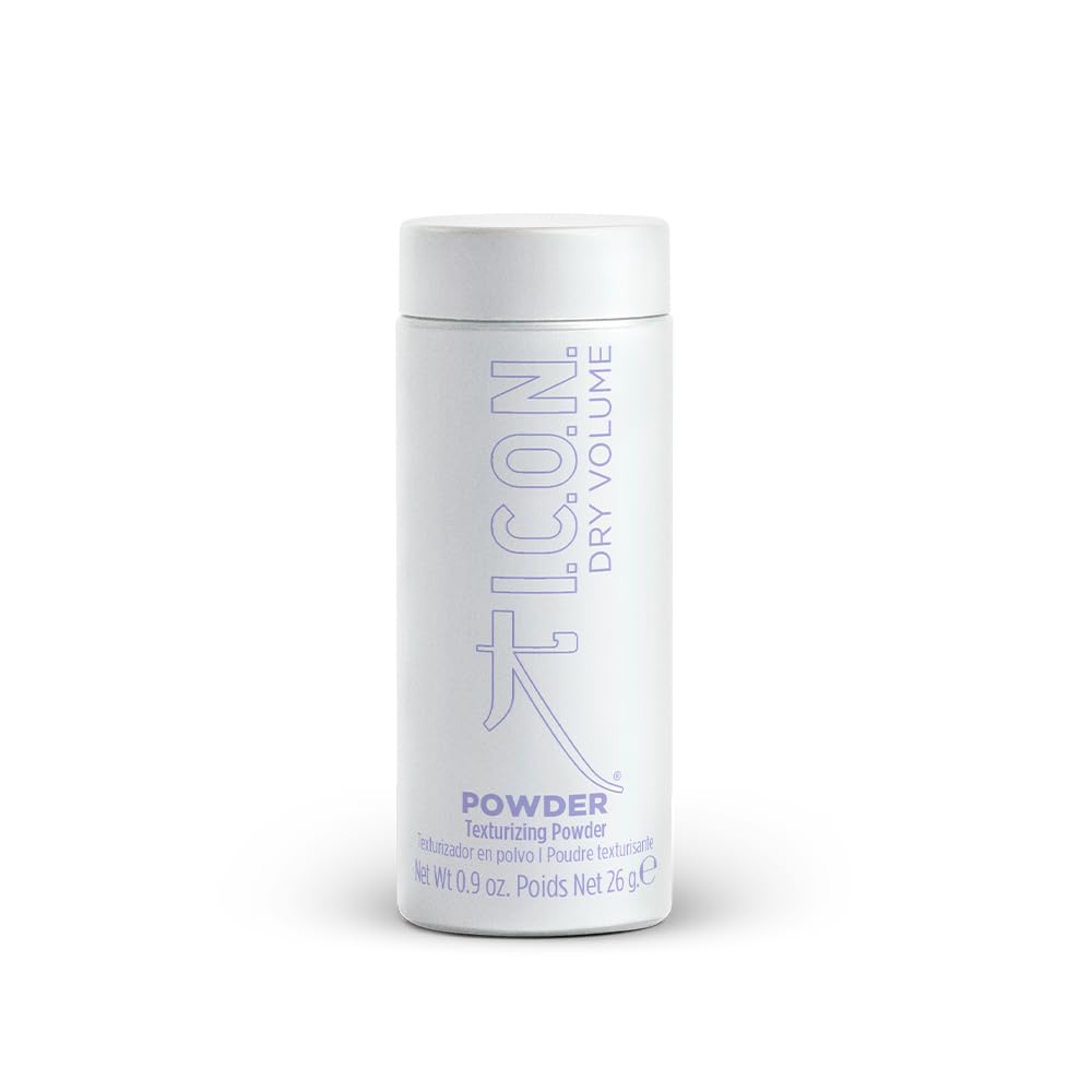 K I.C.O.N. I.C.O.N. Powder Texturizer, Hair Powder & Thickening Product, Fine-Hair Volumizer, Absorbs Oil from Scalp, 0.9 Ounces