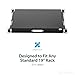 StarTech.com 1U Sliding Server Rack Mount Keyboard Shelf Tray, 55lbs (25Kg), 22in (55cm) Deep Steel Pull Out Drawer for Racks