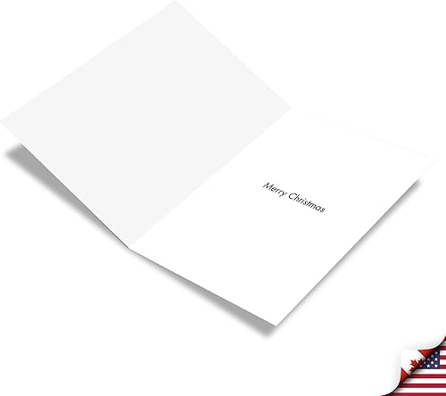 Miniatura 9 de The Best Card Company - 12 tarjetas de Navidad para perros en caja (1 diseño, 12 tarjetas) - Lindos cachorros, juego de tarjetas a granel con sobres