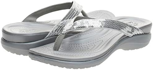 Crocs Capri V Sequin W, Womens Flip-Flop Silver, 36/37 EU : Buy Online at  Best Price in KSA - Souq is now Amazon.sa: Crocs: Fashion