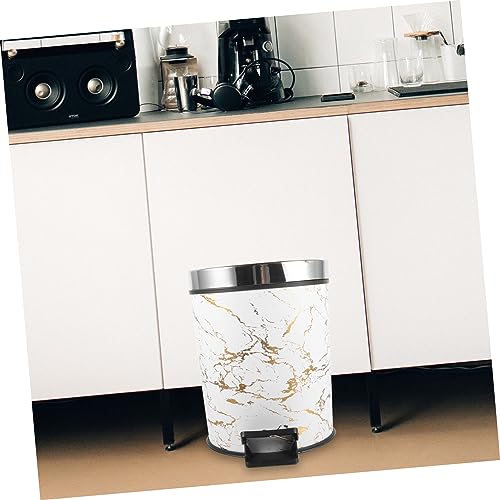 Caneca de basura rectangular 8L con pedal Vaguelly miniatura 4
