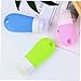 MERRYHAPY 3pcs Portable Silicone Travel Bottles Set Green for Shampoo Shower Gel and Toiletries Food-grade Leakproof Refillable Containers for All Your Travel Needs