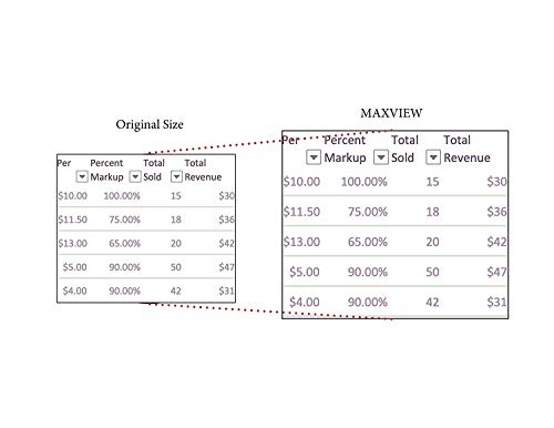 Kantek Maxview Lcd Monitor Magnifier For 19-Inch Monitors (Measured Diagonally) (Mag19L), Black/Silver #TOP3