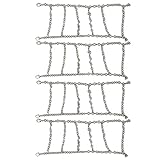 【MATERIALES PREMIUM】La cadena de nieve RC Tire está hecha de materiales metálicos de alta calidad, duraderos, resistentes y tienen una larga vida útil.