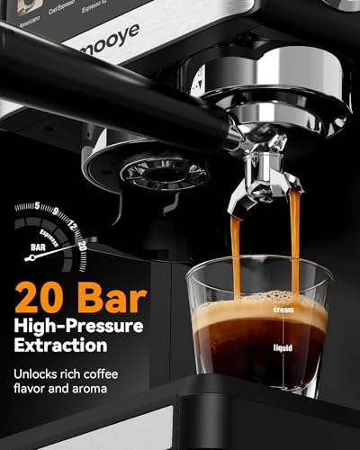 Mooye Espresso Machine with Grinder