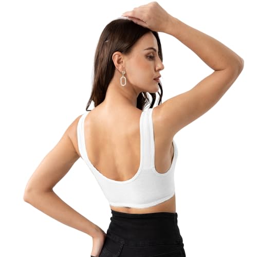 Image of Daisy Bras for Older Women Comfort Soft Breathable Bra Wireless Front Closure Bras