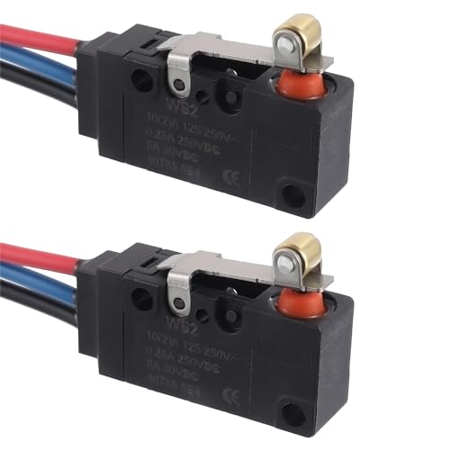 Micro-interrupteur fin de course câblé 10A 250V inverseur SPDT étanche à rouleau