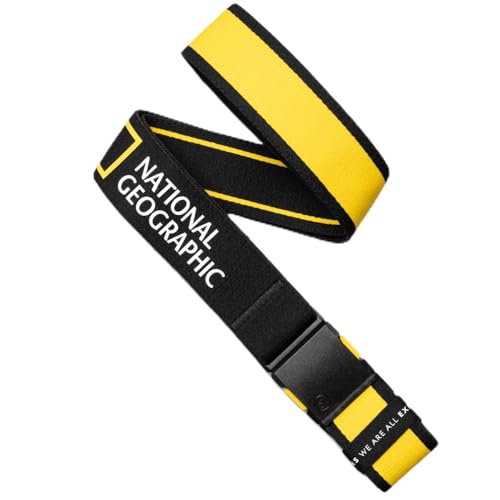 Image of Arcade Belts A2 National Geographic Unisex Adventure Belt, Heavy Duty Stretch, Metal Free Buckle