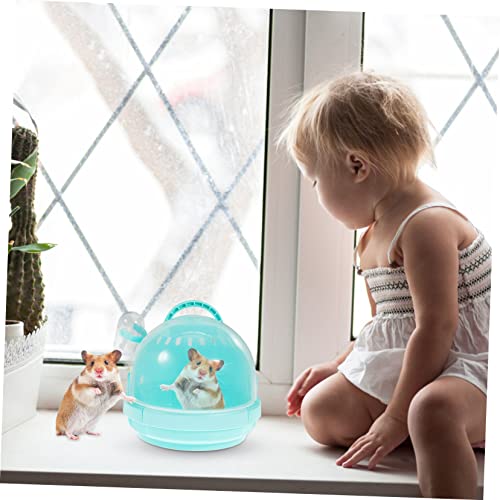 WOONEKY Gaiola Para Viagem De Hamster Bolsa De Viagem Transparente Mochila De Viagem Ao Ar Livre Moc