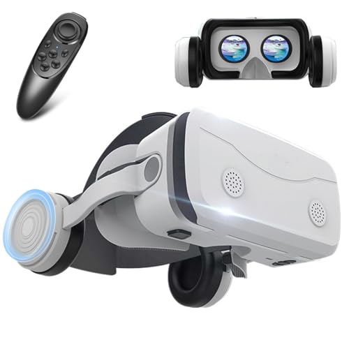 Casque de réalité virtuelle compatible avec iPhone, Samsung, Android 4,7-7,2