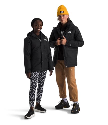 THE NORTH FACE Teen North Down Triclimate 3-in-1 Jacket | Waterproof, Seam Sealed, Attached Hood, Reversible Inner Layer