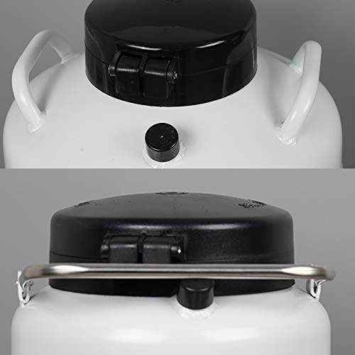 Buy Liquid Nitrogen Storage Tank 30L 80mm Diameter Dewar Semen Flask 30 Liter with Straps Carry