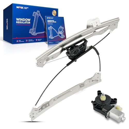 Image of KAX Front Left Power Window Regulator w /Motor for Dodge Avenger 2008-2010 | Front Left Driver Side 751-312 Power Window Lifter Replaces 68023491AA,68020567AA,68023497AA(2-Pin)