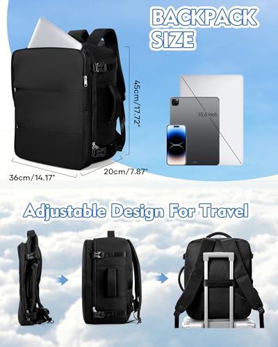 Image of suradar Travel Backpack Carry On Backpack Flight Approved