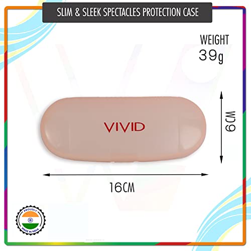 Image of VIVID Vision Unisex Adult Lightweight Eyewear Specs Case Cover | Protect Eye Glasses | Chashma Dibbi | Sunglass Box