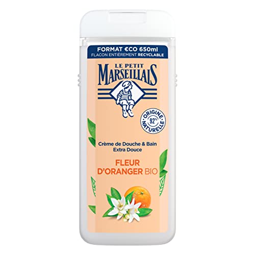 Le Petit Marseillais Crème de Douche Extra Douce Fleur d'Oranger Bio 650 ml