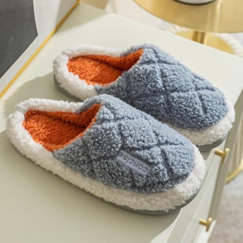Image of DRUNKEN Slippers For Men Winter Sandals Casual Flats Home Footwear Man Girls Sliders Flip Flops Chappals Ladies Clogs Sleeper Slides Stylish Ortho Soft