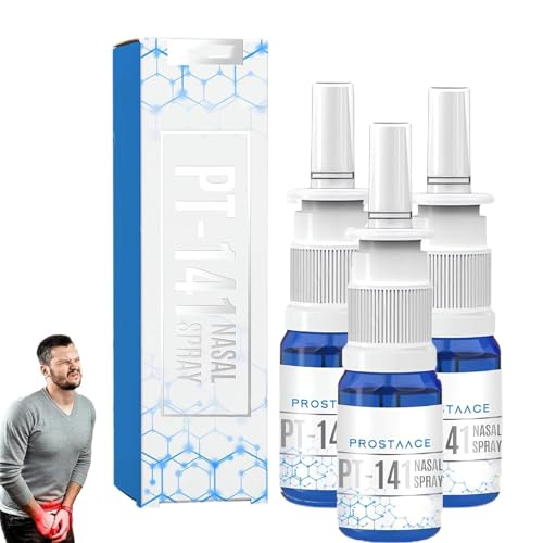 PROSTAACE PT-141 Nasal Spray, Beeprosta Nasal Spray for Prostate Wellness, North Moon Prostate Health Spray, Prostate Supplements for Men (3PCS)