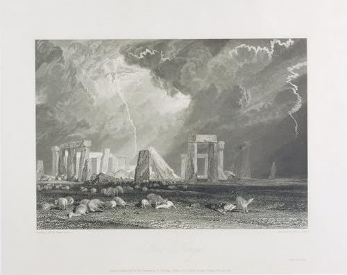 Cuadro de Stonehenge por William Turner | Lienzo decorativo de 60x90cm