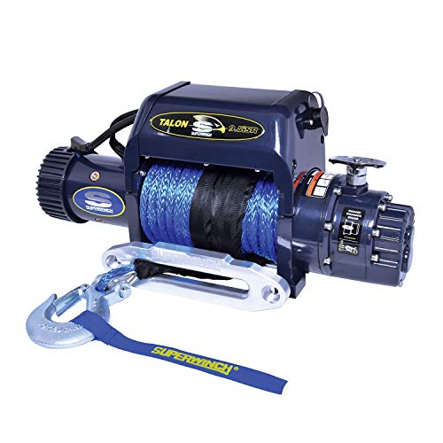 Superwinch 1695211 Talon 9.5iSR, 12 VDC Winch, 9,500 lb/4,309 kg Capacity with Hawse Fairlead & Synthetic Rope