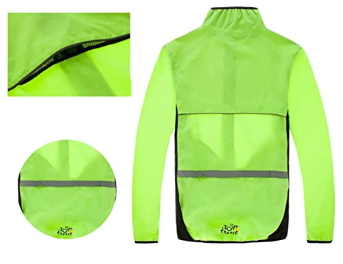 BESTORI Jaqueta masculina feminina impermeável para ciclismo, corrida, golfe, jaqueta de chuva, cort