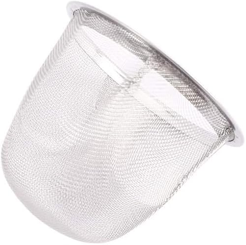 Stainless Fine Mesh Steel Tea Infuser Mesh Strainer,Metal Teapot Replacement Mesh Strainer Insert, 6cm Tea-filters,Long-Handled Tea Strainers Filters Reusable Loose Leaf Tea Herb StrainerTea Diffuser