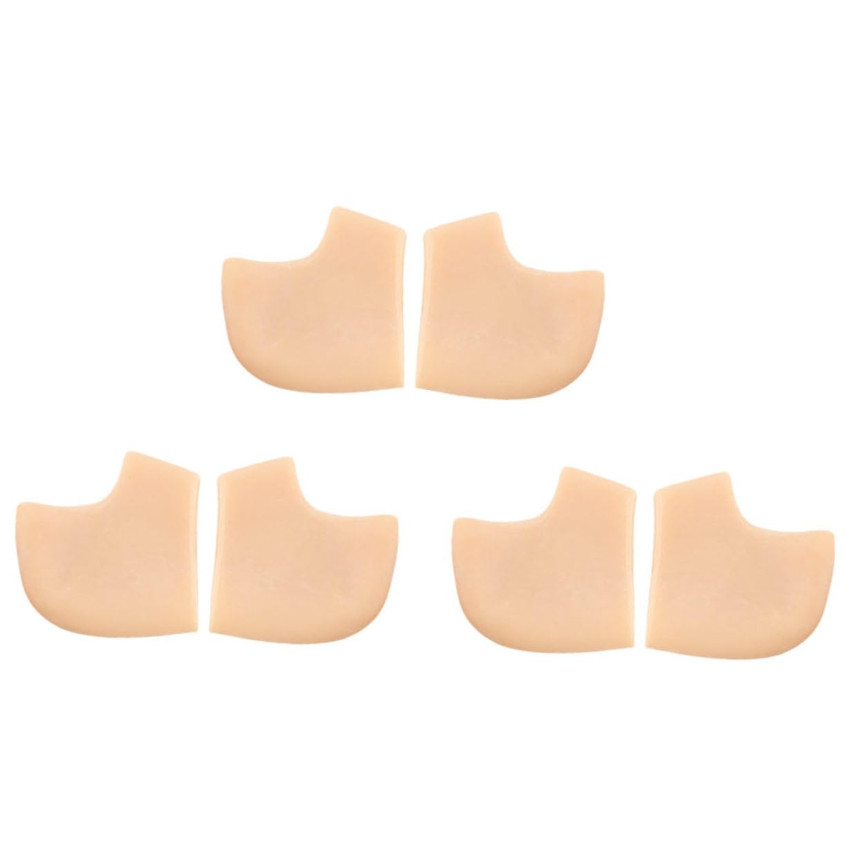 Healeved Silicone Gel Heel Cushion Pads Protector Sleeves for Women's High Heels Foot Care Socks Moisturizing Heel Protectors Prevent Peeling Cracking